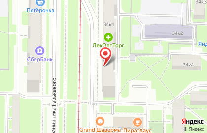 Зоомагазин PetShop.ru на улице Пограничника Гарькавого на карте