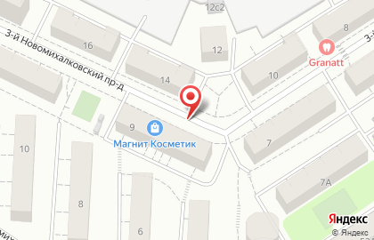 Магазин цветов на Новомихалковском 3-м проезде, 9 на карте
