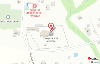 Церковь Покрова Пресвятой Богородицы в Большом Покровском на карте