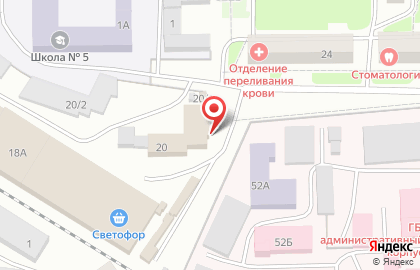Кафетерий на улице Коротеева на карте