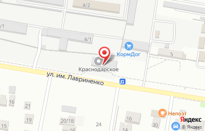Строительная компания ПРОФИ РОСТ на Кореновской улице на карте