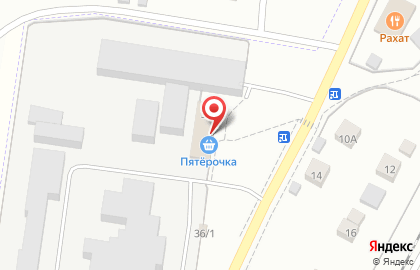 Супермаркет Пятерочка на улице Валимхаматова на карте