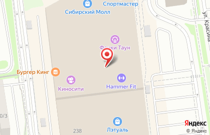 Кафе-пекарня Синнабон в Дзержинском районе на карте