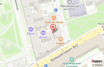 Циклон на Гаванской улице на карте