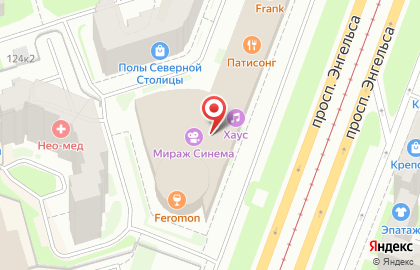 Интернет-магазин стройматериалов Генералов NET в Выборгском районе на карте