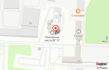 Пожарная часть №17 на 20-м км Московском шоссе на карте