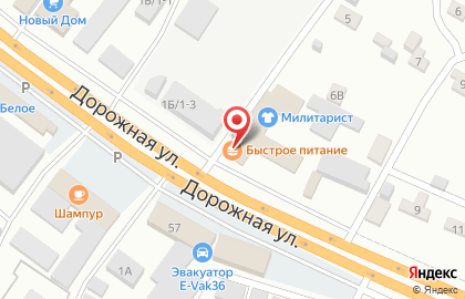 Киоск фастфудной продукции с. Новая Усмань на карте