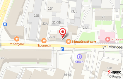 Мидийный дом на карте