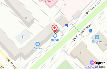 Продовольственный магазин Лайда на карте