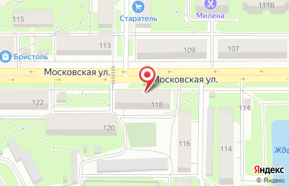 Салон цветов Камелия на Московской улице на карте
