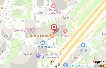 Магазин овощей и фруктов в Москве на карте