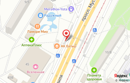 Деньги сразу в Казани на карте