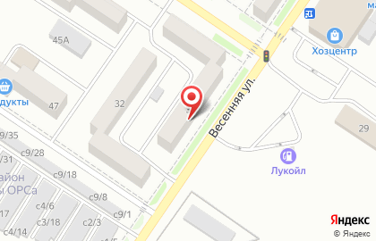 Компания грузоперевозок на Весенней улице на карте