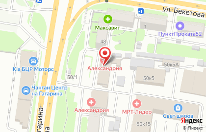 Магазин Импульс на проспекте Гагарина на карте