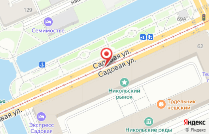 Автозапчасти на улице Садовая на карте