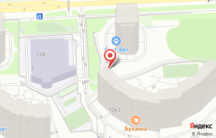 Автостоянка №2 на улице Твардовского на карте