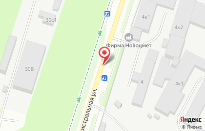 Бетонный завод №1 на Магистралиной улице на карте