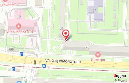Стрижка 249 на улице Сыромолотова на карте