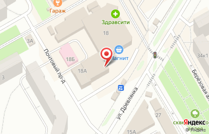 Супермаркет Пятёрочка в Петрозаводске на карте