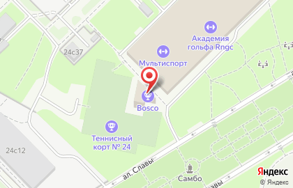 Ресторан Bosco Cafe на улице Лужники на карте