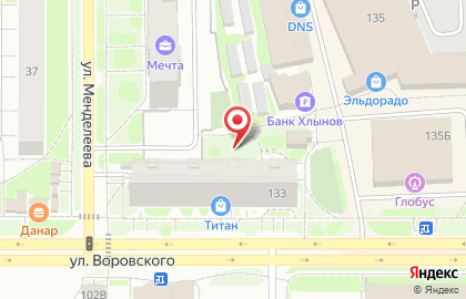 Odetta на улице Воровского на карте