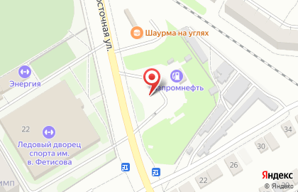 Автозаправочная станция Газпромнефть на 8-ой Восточной улице на карте