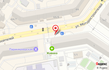 Цветкоff на улице Моторостроителей на карте