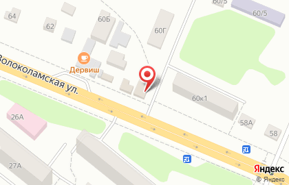 Шиномонтажная мастерская mobile-shina24.ru на Волоколамском шоссе на карте
