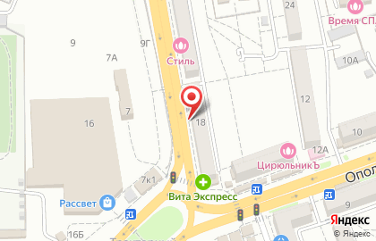 Волгоградский филиал Банкомат, БИНБАНК в Тракторозаводском районе на карте