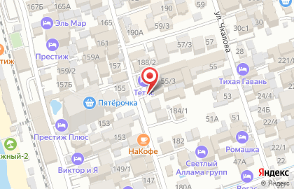 Гостиница Тетис на карте