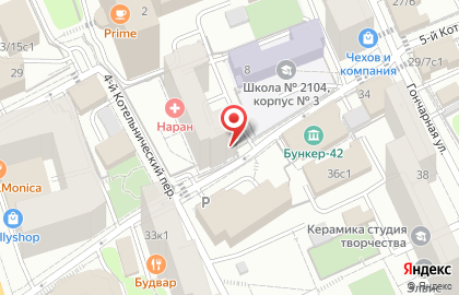 Продуктовый магазин в Москве на карте