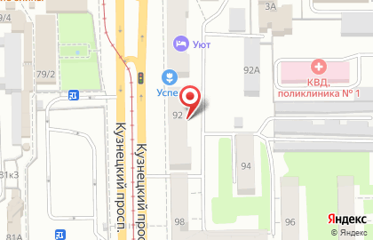 Пивной бар на Кузнецком проспекте на карте