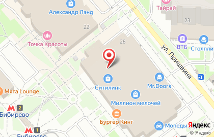 Магазин дверной фурнитуры DOOR-HANDLE на улице Пришвина на карте