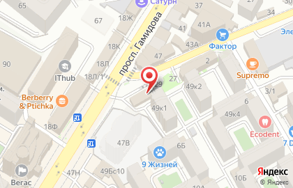 Автостраховая компания на проспекте Гамидова на карте