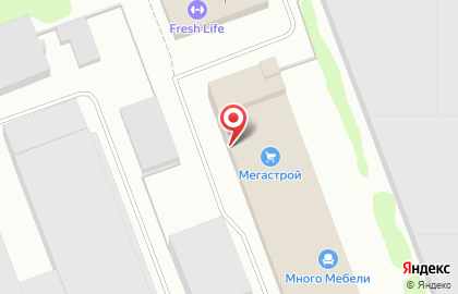 Гипермаркет строительных материалов Мегастрой на Заводской улице на карте