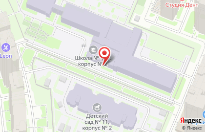 Средняя общеобразовательная школа №469 с дошкольным отделением на улице Фёдора Абрамова на карте