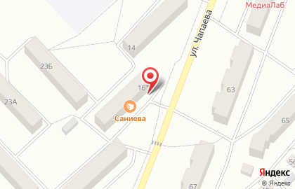 Кондитерский дом на улице Чапаева на карте