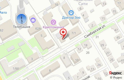 Монтажная компания Квазар на Симбирской улице на карте
