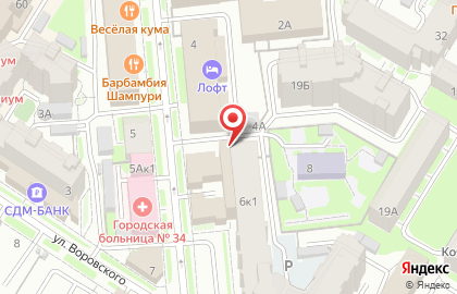 Непьющий сапожник на улице Костина на карте