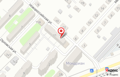 Полина на Новороссийской улице на карте