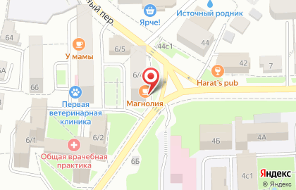 Кафе восточной кухни Магнолия на Московском тракте на карте