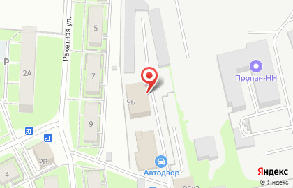 Торговая компания Арсенал в Канавинском районе на карте