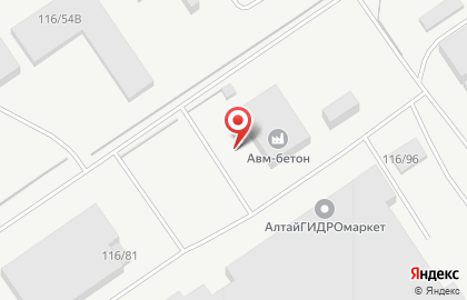 Торговая компания в Октябрьском районе на карте