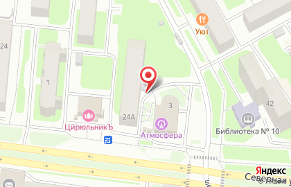 Общежитие, ВоГТУ на карте