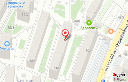 КЗТ окна в Советском районе на карте