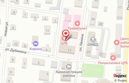 Рыбновская центральная районная больница на карте