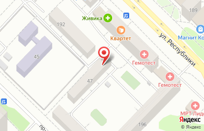 Продуктовый магазин Русское в проезде Геологоразведчиков на карте