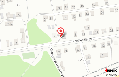 Аркадия на Калужской улице на карте