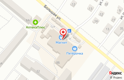 Ювелирный салон Русское золото на Большой улице на карте