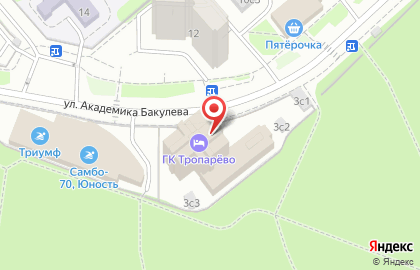 Центр Здоровья и Отдыха в Тропарево на карте